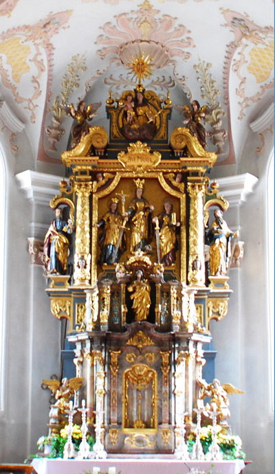 Der Altar der St. Margarethenkirche